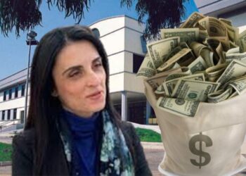 Kryetarja Sako fton Nuri Ballën për fasadën e një shkolle, i xhiron 3.1 MLN euro pa garë