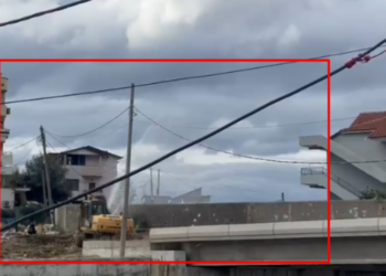 VIDEO – FOTO/ Unazës së Madhe i plasin ujërat, firma “Alb Star” punime të dobëta