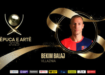 Bekim Balaj fiton “Këpucën e Artë 2025” me 19 gola për Vllazninë –