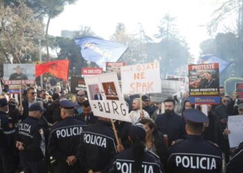 “Dorëzoni Belindën”/ Florjan Binaj i bashkohet protestës te Kryesia e Kuvendit –