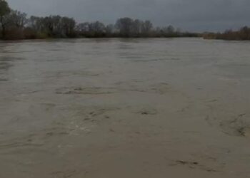 Lumin Vjosa gati të shpërthejë, niveli i ujit në pikë kritike, arrin në 8 metra –