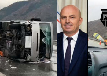 Pëllumb Salillari merr më qafë shoferët në Rrugën e Kombit, 20 aksidente nga ngrica dhe mungesa e kripës –