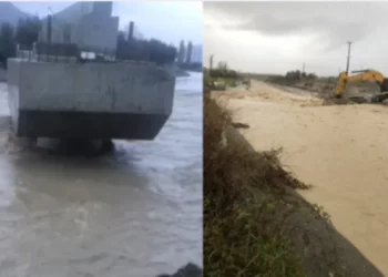 “Salillari” bllokon kanalet kulluese, përmbyten 5 shtëpi në Elbasan –