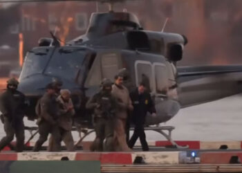Nën masa të rrepta sigurie, Maduro dhe gruaja e tij transferohen me helikopter drejt gjykatës në New York –