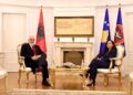 18 vjetori i Pavarësisë së Kosovës, Edi Rama takohet në Prishtinë me presidenten Vjosa Osmani –