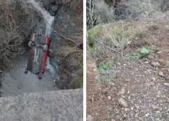 Aksident i rëndë rrugor në Burrel, automjeti përfundon poshtë urës –