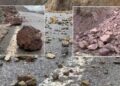 Dëmtohet edhe një tjetër rrugë, masivi i gurëve bllokon pjesërisht aksin Kukës-Bushtricë –