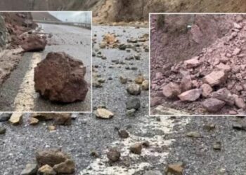 Dëmtohet edhe një tjetër rrugë, masivi i gurëve bllokon pjesërisht aksin Kukës-Bushtricë –