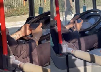 “Super shoferi” i Vorës me cigare, murlan në telefon dhe timonin në mëshirë të fatit –