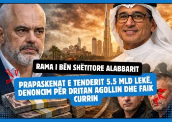 Rama i bën shëtitore Alabbarit/ Prapaskenat e tenderit 5.5 MLD lekë, denoncim për Dritan Agollin dhe Faik Currin –