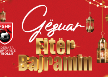 Federata Shqiptare e Futbollit uron besimtarët myslimanë për festën e Fitër Bajramit –