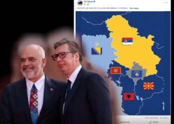 Skandaloze! Rama publikon hartën ku Kosova përfshihet në Serbi, qytetarët e “masakrojnë“: Armik i kombit! –