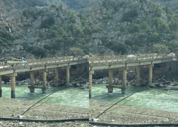 Ura e Mirakës rrezikon shembjen, shkak gërmimet pa kriter të lumit Shkumbin –