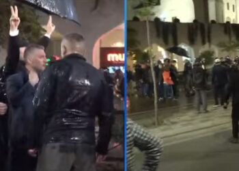 Protesta e PD zhvendoset te Parlamenti, policia përdor ujë me presion për shpërndarjen e turmës –