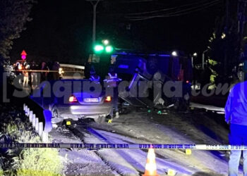 Aksident tragjik në Elbasan–Cërrik, humb jetën një person, tjetri i lënduar –