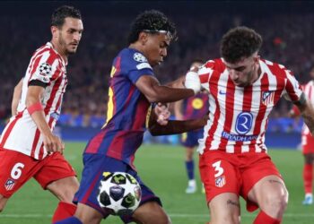 Atlético Madrid shkatërron Barcelonën në Camp Nou, dy gola dhe 1 karton i kuq –