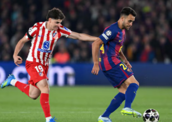 VIDEO/ Një eurogol “shtang” Barcelonën, katalanasit me 10 lojtarë –