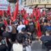 Studentët në Maqedoninë e Veriut vendosin pankarta në Gjykatën Kushtetuese –