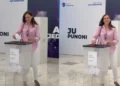 Në fletën e votimit është vetëm emri i Berishës, Jorida Tabaku këmben batuta me gazetarët: Ishte shkurt –