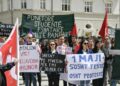 Protestë për 1 Majin në Prishtinë, sindikatat dalin në mbështetje të punëtorëve –