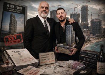Humoristi Donald Veshaj me kullë 33 kate në Vlorë, leja në zyrën e Edi Ramës –